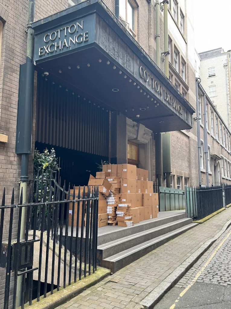 an office removal job completed by man and van liverpool